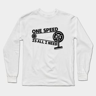 Single Speed Bicycle Long Sleeve T-Shirt